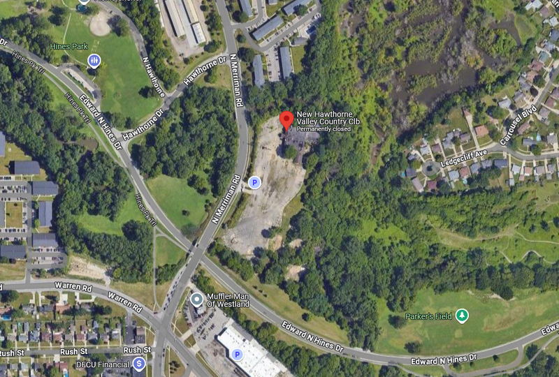 New Hawthorne Valley Country Club (Hawthorne Valley Golf Course) - Aerial Map (newer photo)